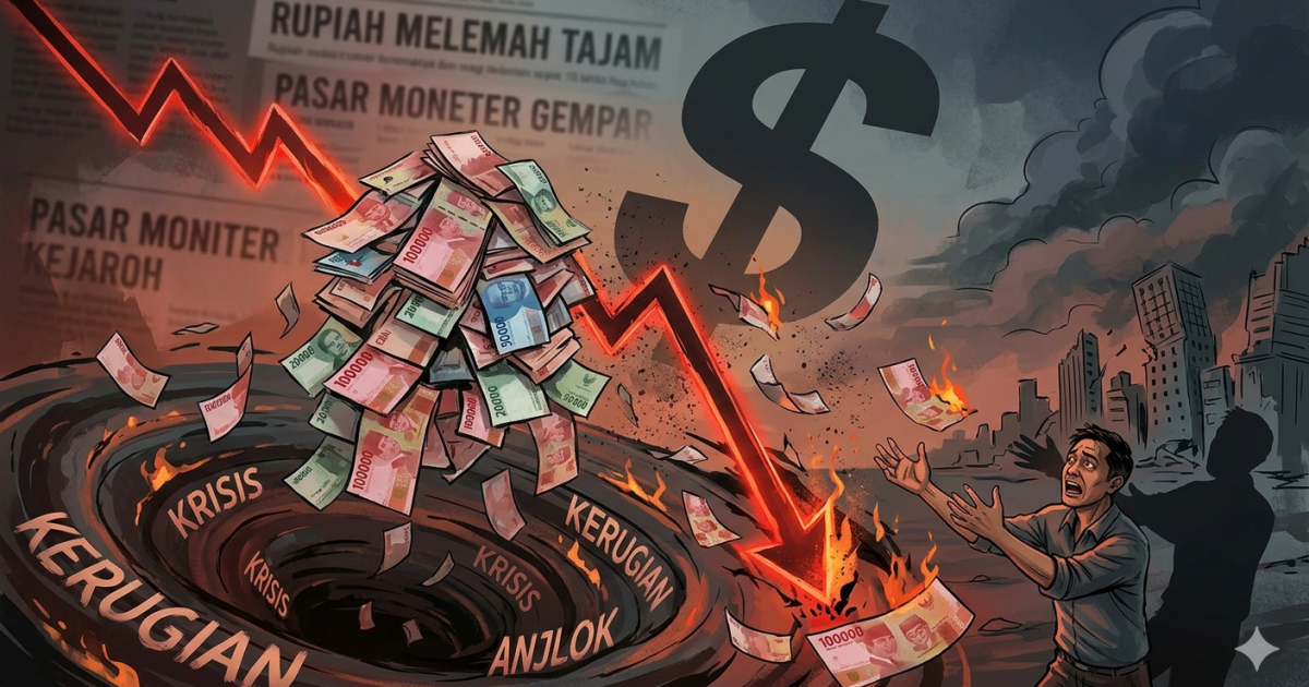 Rupiah Tembus Rp18.000 per Dolar AS: Rekor Terlemah Sepanjang Sejarah, Ini 3 Penyebab Utamanya!