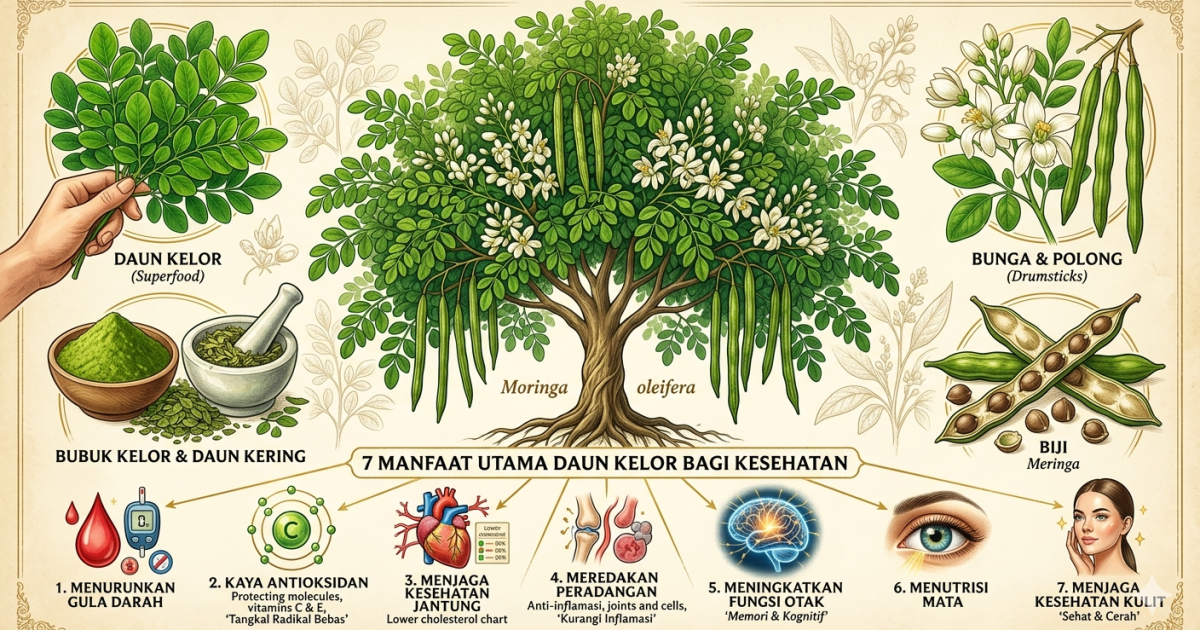 Dijuluki Superfood Dunia, Ini 7 Manfaat Daun Kelor bagi Kesehatan yang Jarang Diketahui