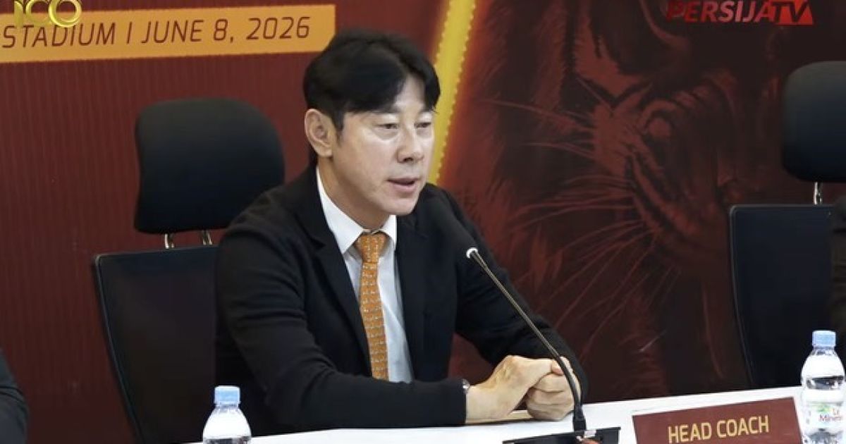Shin Tae-yong Resmi Ditunjuk Jadi Pelatih Baru Persija Jakarta