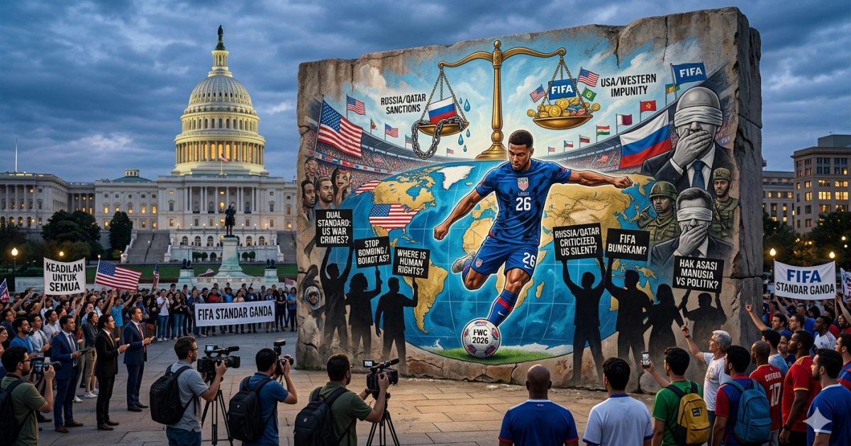 Sorotan Tajam 'Standar Ganda' Amerika Serikat, Mengapa FIFA Bungkam?