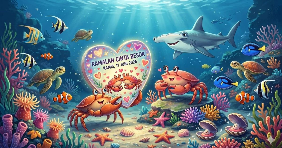 Ilustrasi Ramalan Cinta Besok Jumat, 12 Juni 2026. (Gemini AI)