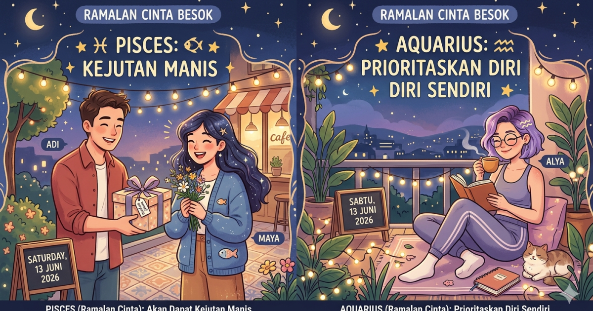 Ilustrasi Ramalan cinta besok. (AI Gemini)