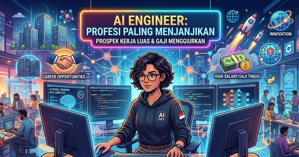 Ilustrasi AI Engineer. (Gemini)