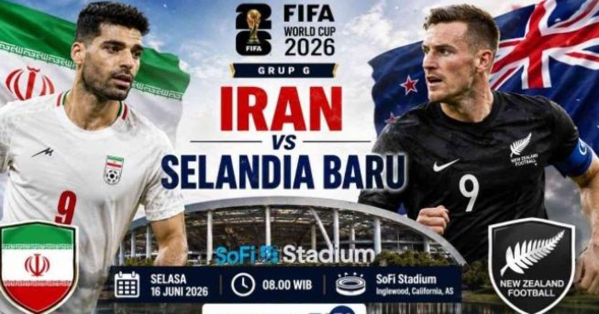Ilustrasi Iran vs Selandia Baru. Foto: headline.co.id