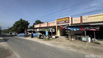 Pasar Pentil di Rembang (Mukhammad Fadlil/detikJateng)