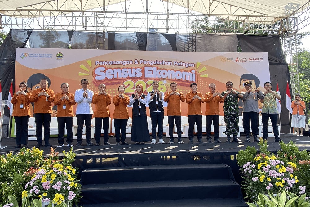 BPS Resmi Luncurkan Sensus Ekonomi 2026 di Semarang, Soroti Penguatan Fondasi Usaha Nasional
