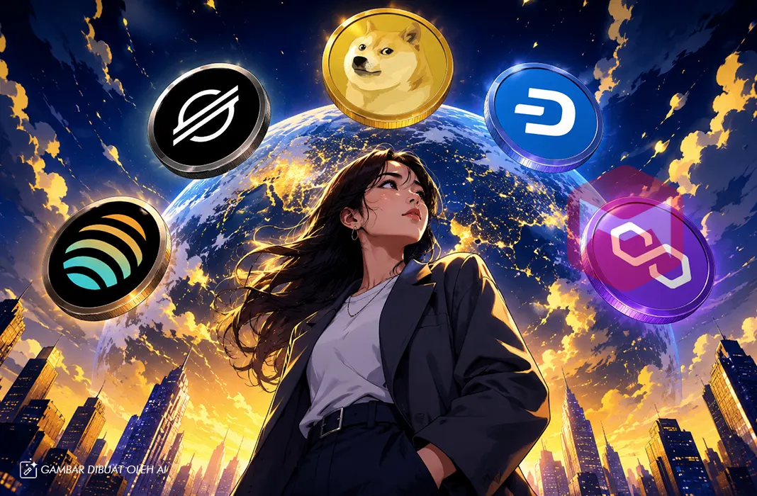 Ilustrasi: Dogecoin dan Jupiter (JUP) Cetak Sinyal Teknis Penting, Pasar Kripto Bersiap Hadapi Momentum Besar?