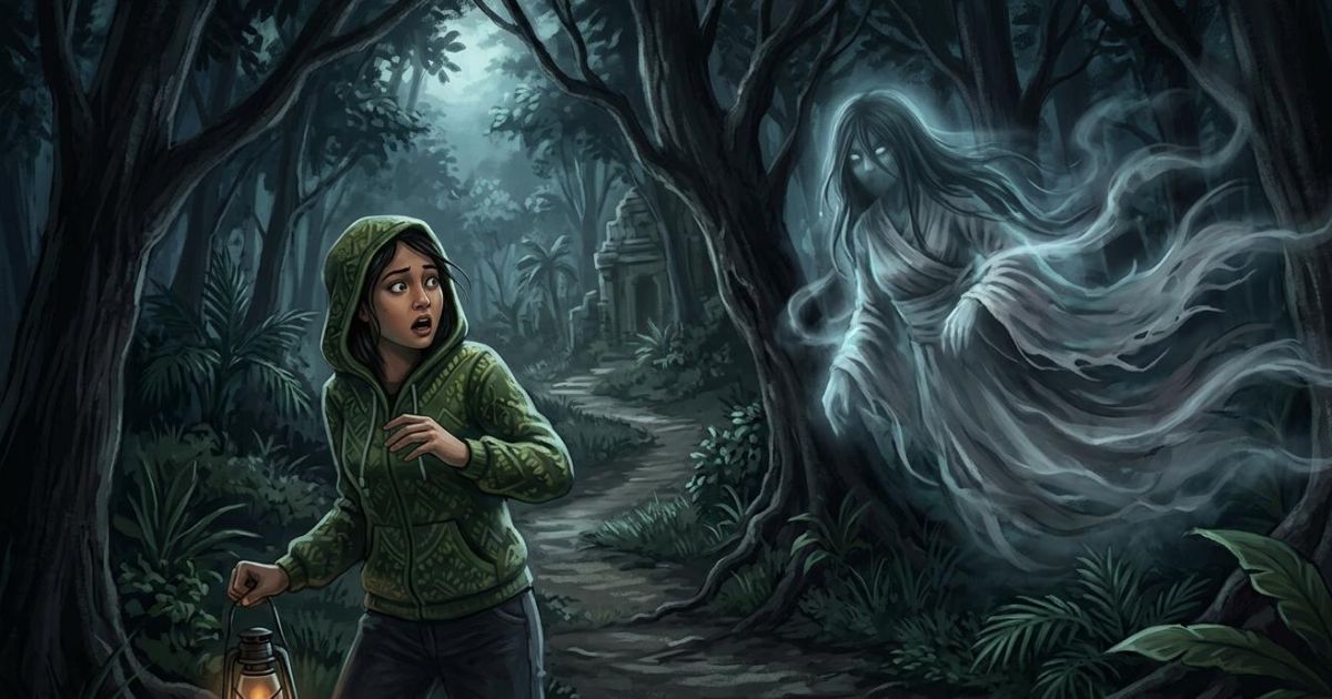 Ilustrasi melihat hantu. (Gemini/Dayfri)