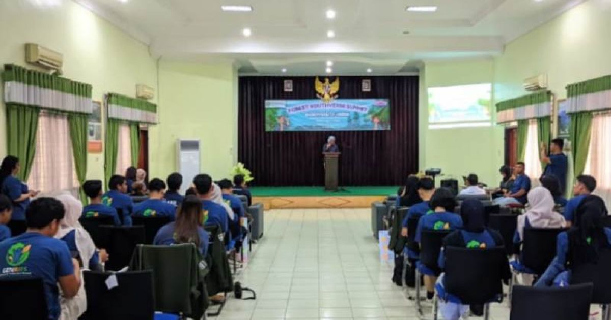 Kemenhut melalui BP2SDM khususnya Pusat Pengembangan Generasi Pelestari Hutan (Pusgenri), menggelar Forest Youthverse Summit 2026 di Pematangsiantar. foto: Kemenhut