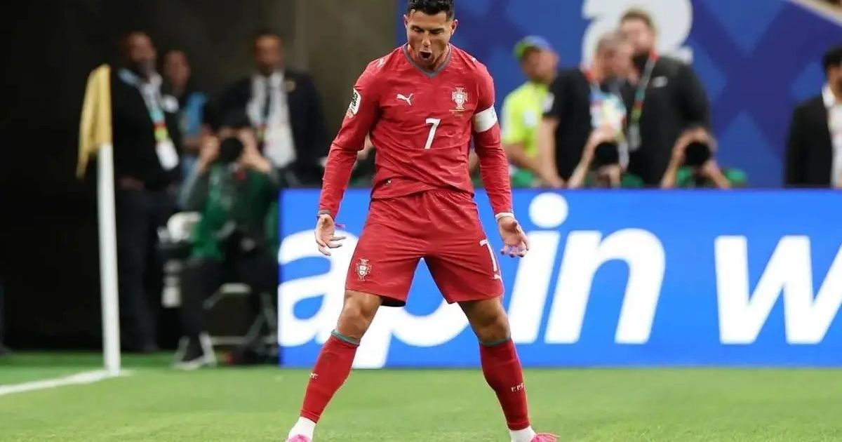 Cristiano Ronaldo Cetak Brace ke Gawang Uzbekistan
