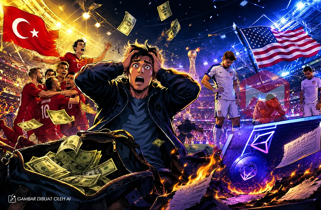 Ilustrasi: Keputusan Taruhan Berujung Petaka: Trader Kehilangan Rp23 Miliar Akibat Hasil Pertandingan Piala Dunia 2026