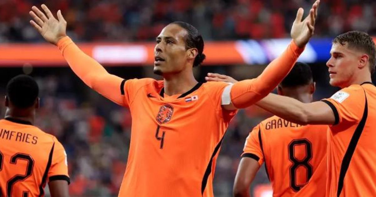 Belanda lolos ke 32 besar Piala Dunia 2026. Kapten Timnas Belanda,  Virgil Van Dijk. (X @OnsOranje)