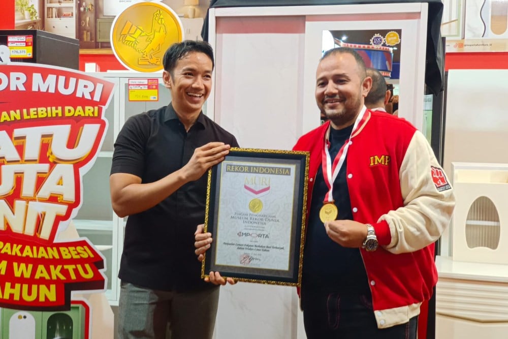 Importa Ukir Sejarah Baru: Satu Juta Lemari Besi Terjual, Raih Rekor Bergengsi dari MURI