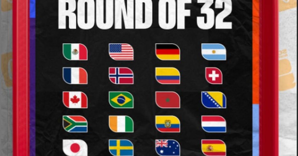Jadwal Lengkap 32 Besar Piala Dunia 2026, Portugal Ditantang Kroasia Hingga Duel Hidup Mati Brasil vs Jepang!