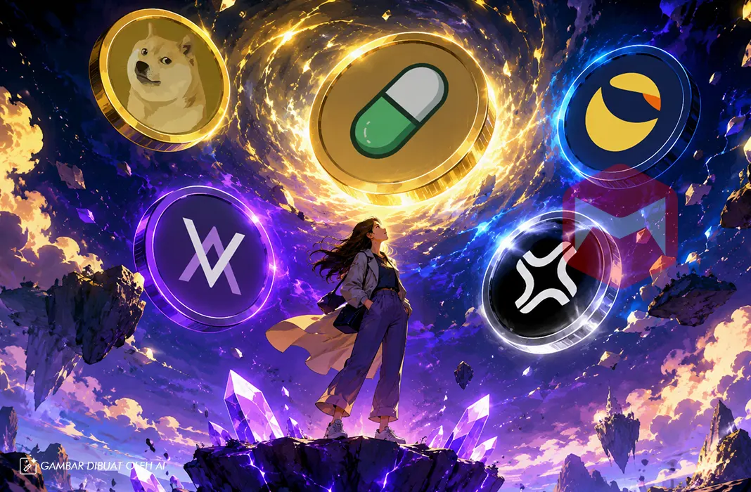 Ilustrasi: Lima Koin Kripto Siap Melaju Kencang: Analisis Teknis PUMP, LUNC, VELVET, DOGE, dan JTO di Akhir Juni 2026