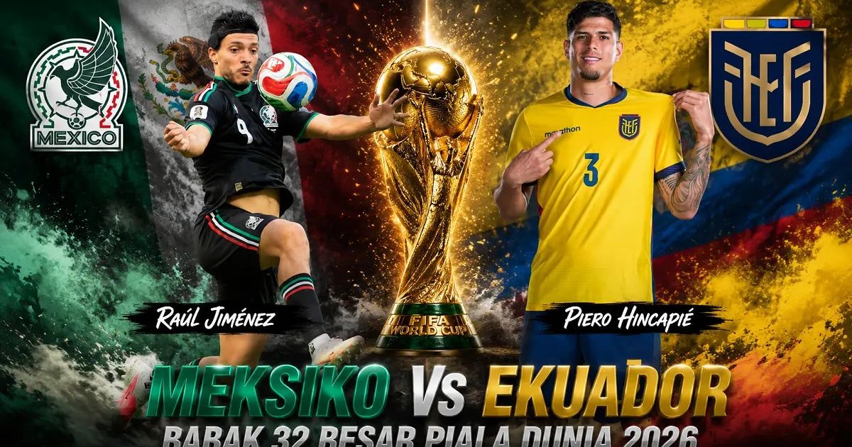 Link Live Streaming Meksiko vs Ekuador Piala Dunia 2026