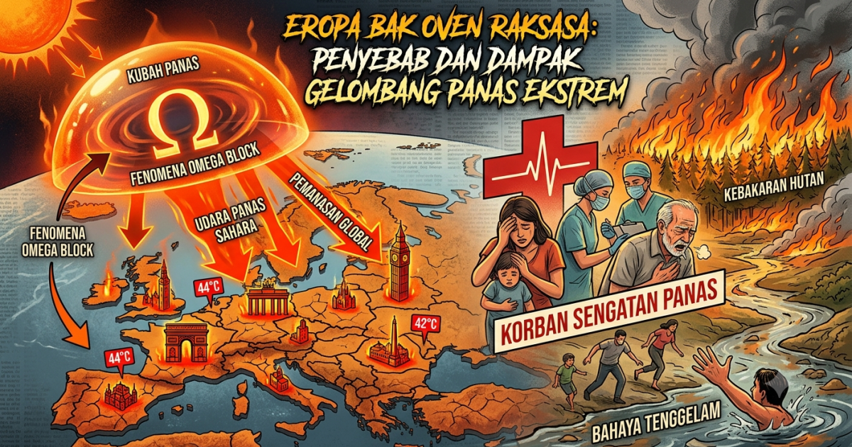 Mengenal Omega Block, Dalang Gelombang Panas Ekstrem 2026 yang Menewaskan Ribuan Orang