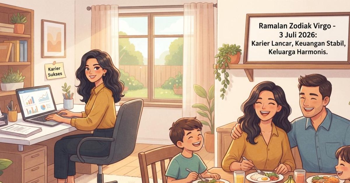 Ilustrasi Ramalan Zodiak 3 Juli 2026 Virgo. (Gemini / Dayfri)