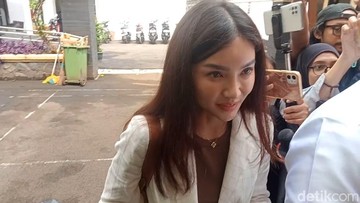 Sarwendah saat ditemui di KPAI. Foto: Ahsan/detikHOT