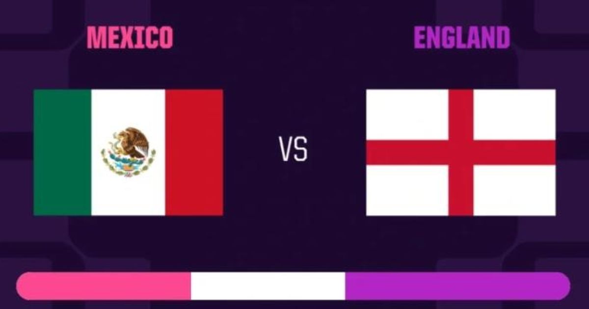 Superkomputer memprediksi pertandingan Meksiko vs. Inggris (Gambar: Opta).