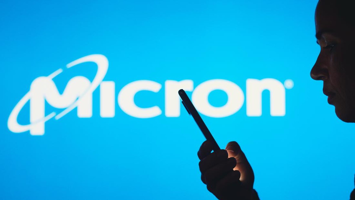 Foto: Micron Technology. (SOPA Images/LightRocket via Gett/SOPA Images)