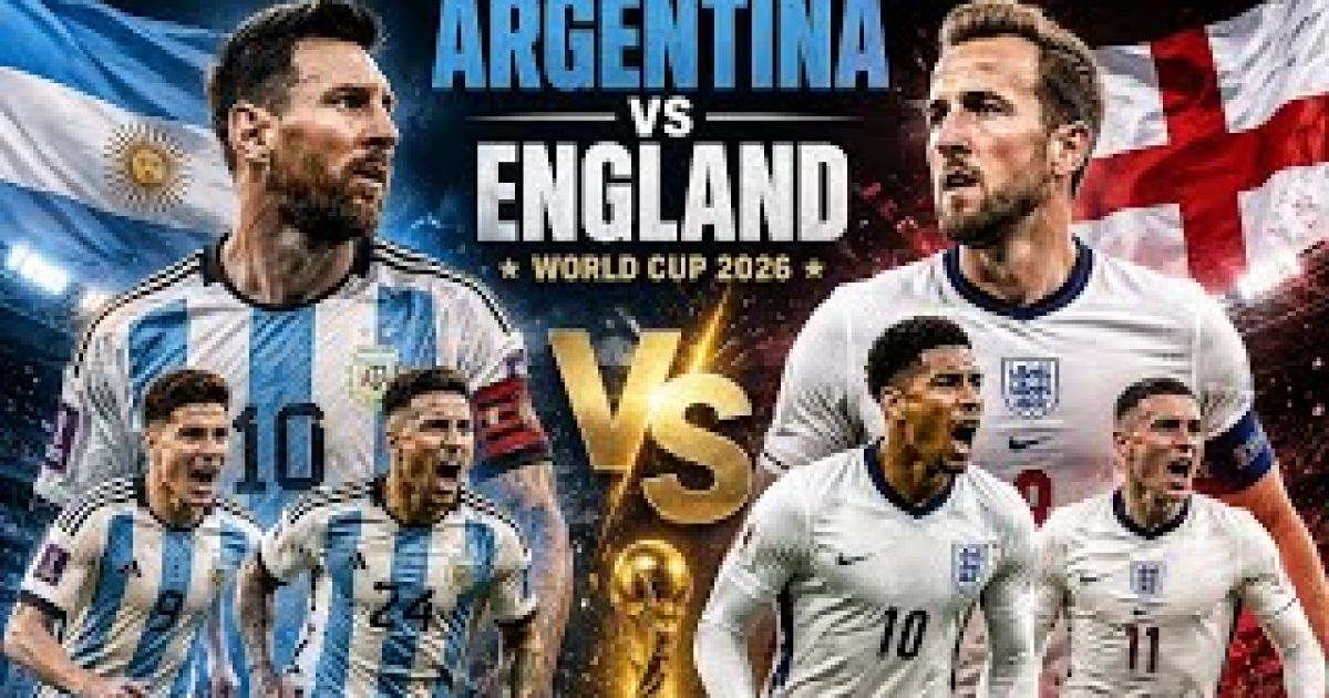 Prediksi Skor Inggris vs Argentina Semifinal Piala Dunia 2026