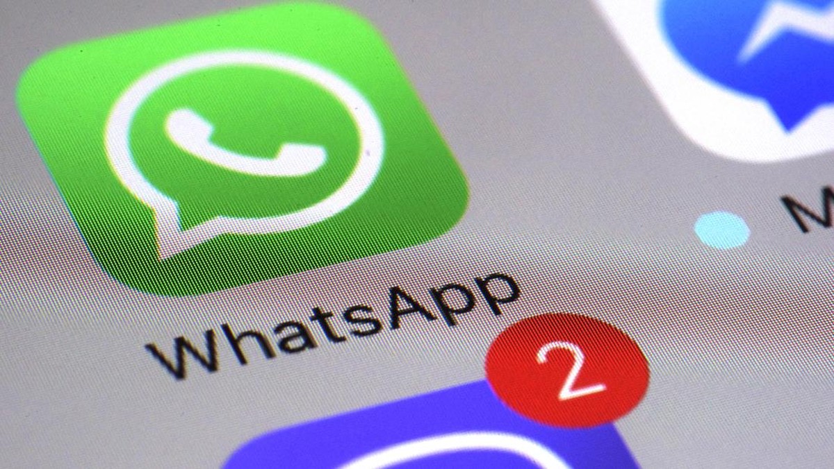 Foto: Ilustrasi WhatsApp. (AP/Patrick Sison)