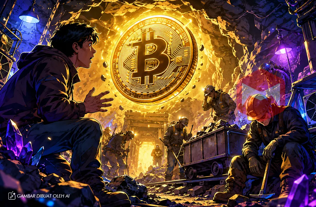 Ilustrasi: Tekanan Penjualan Bitcoin dari Penambang Menurun, Analis Ungkap Data Mengejutkan