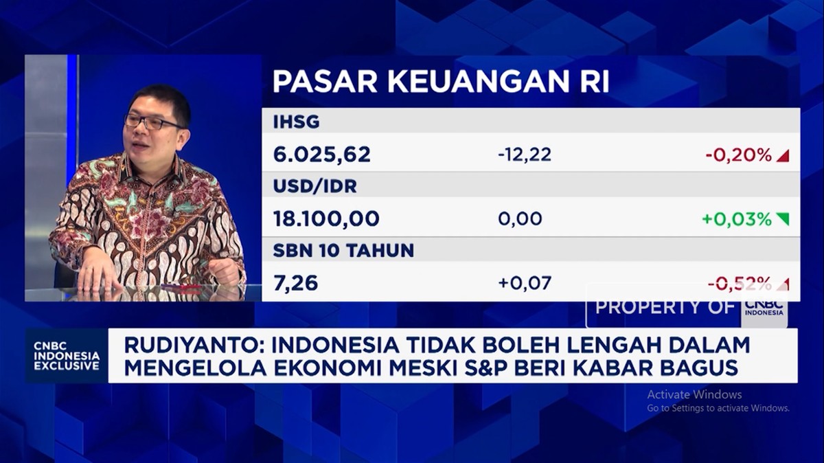 Ilustrasi: S&P Pertahankan Peringkat Kredit RI, Apa Dampaknya bagi Pasar Keuangan Indonesia?