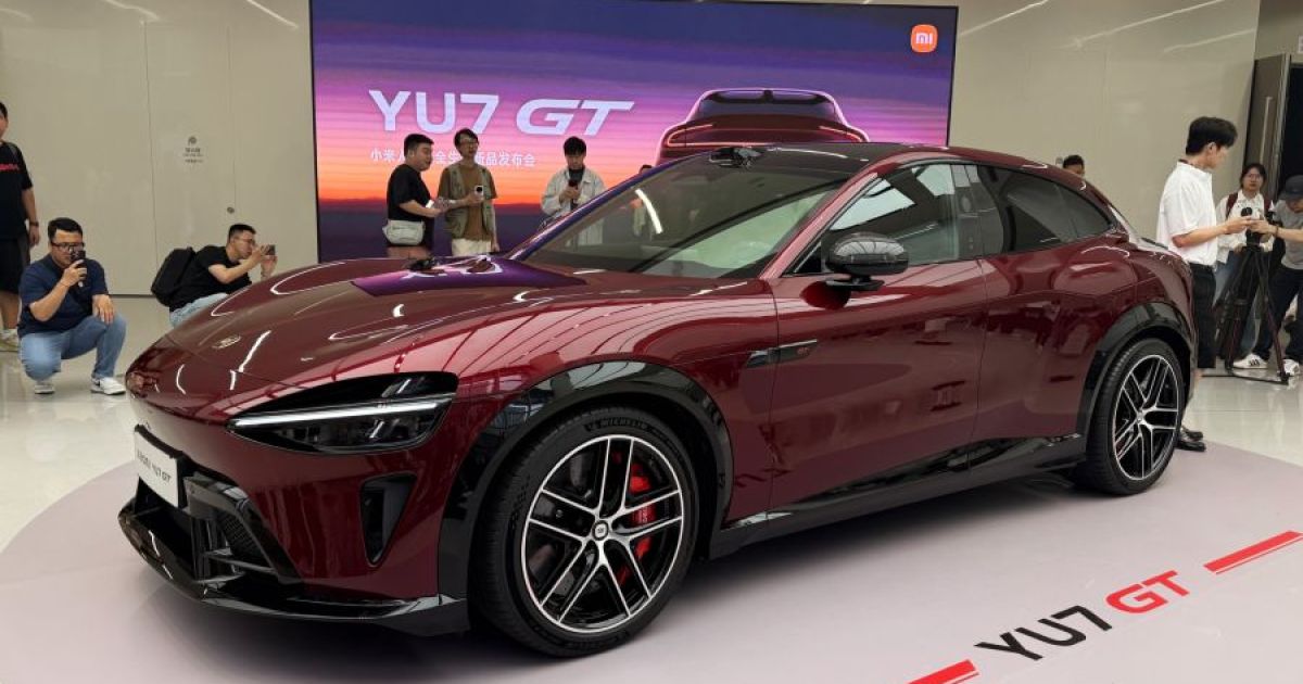 EV Xiaomi Terbaru YU7, Oase. (Foto: Linda Lew/Bloomberg)