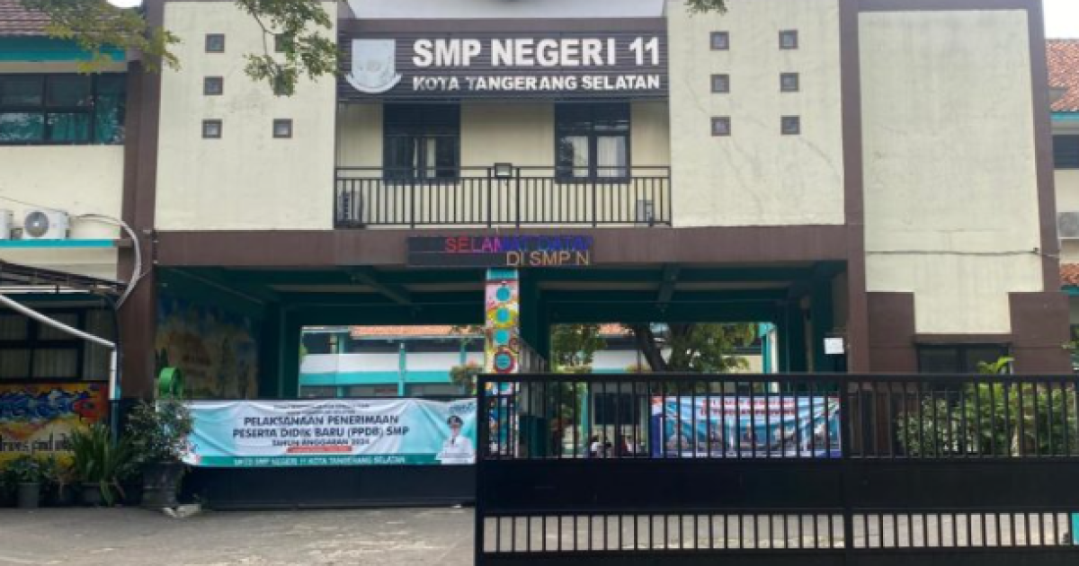 SMP Negeri 11 Kota Tangerang Selatan. Foto Ist.