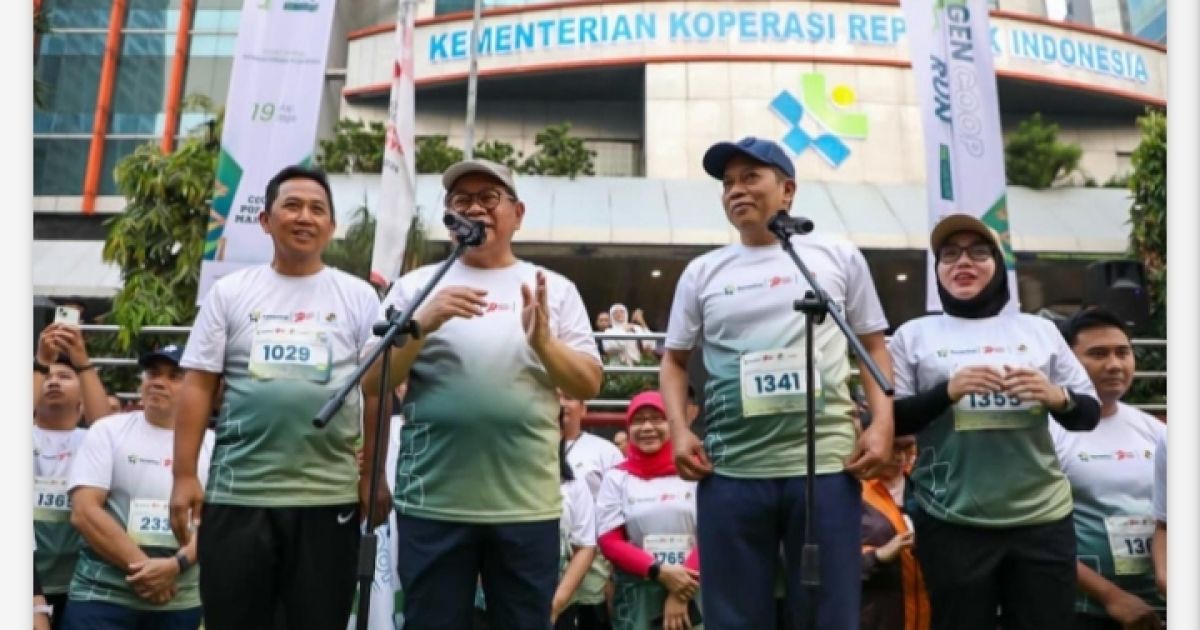 Gen Coop Run 5K Sukses Dikelola, Pramono Anung Puji Wajah Baru CFD Rasuna Said (Sumber foto: Berita Jakarta)