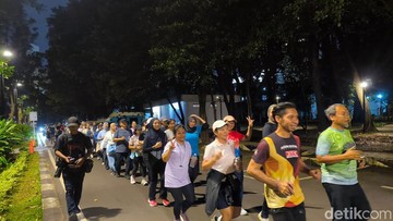 Slow Jogging Indonesia (Foto: Devandra Abi Prasetyo/detikHealth)