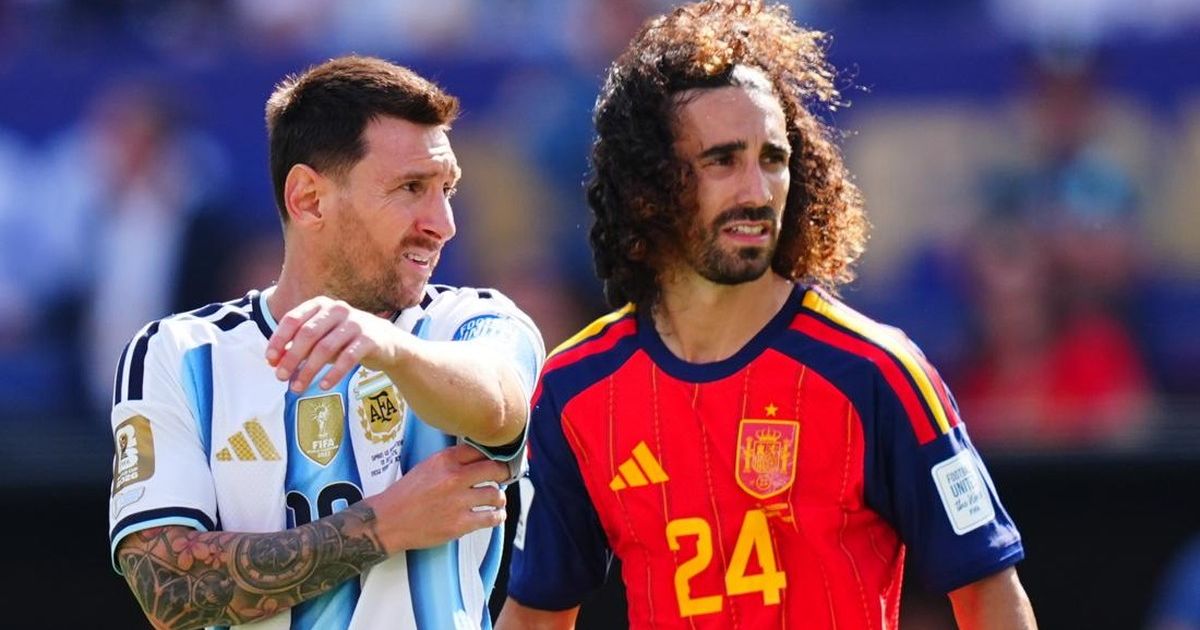 Para Legenda Sepak Bola Kecam Aksi Lionel Messi Minta Marc Cucurella Dikartu Merah di Final Piala Dunia 2026