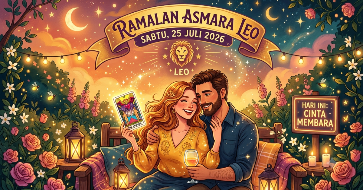 Ramalan Asmara Zodiak Leo Hari Ini Sabtu 25 Juli 2026