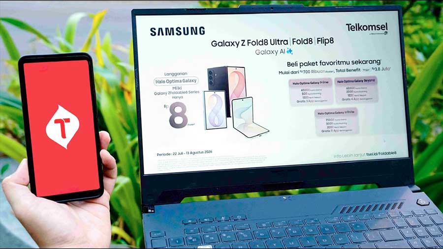 Kolaborasi Telkomsel dan Samsung Hadirkan Paket Digital Premium Halo Optima Galaxy untuk Pengguna Canggih
