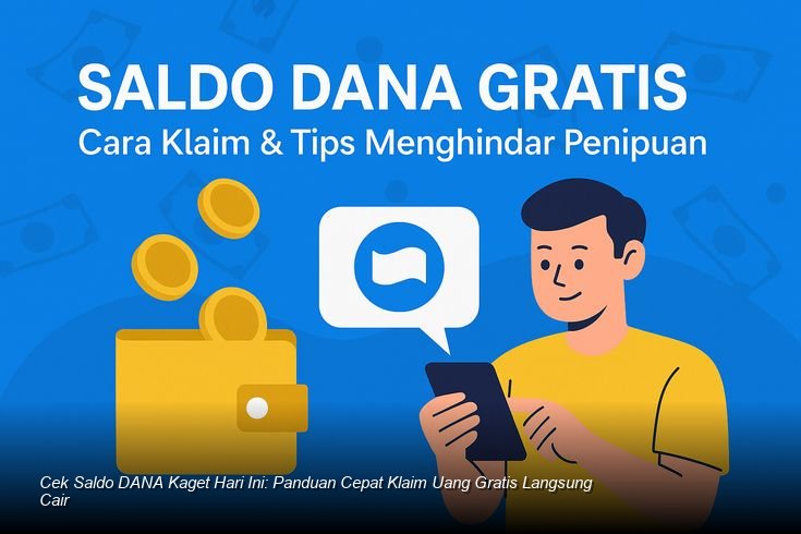 Tampilan notifikasi saldo masuk pada aplikasi dompet digital DANA.