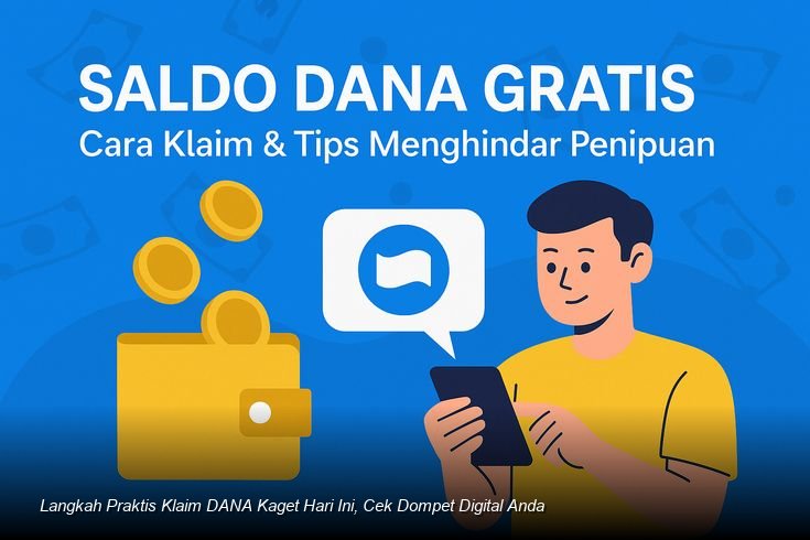Langkah Praktis Klaim DANA Kaget Hari Ini, Cek Dompet Digital Anda