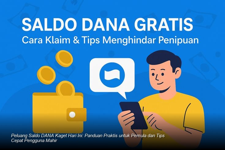 Tampilan notifikasi klaim Saldo DANA Kaget pada layar ponsel pintar.