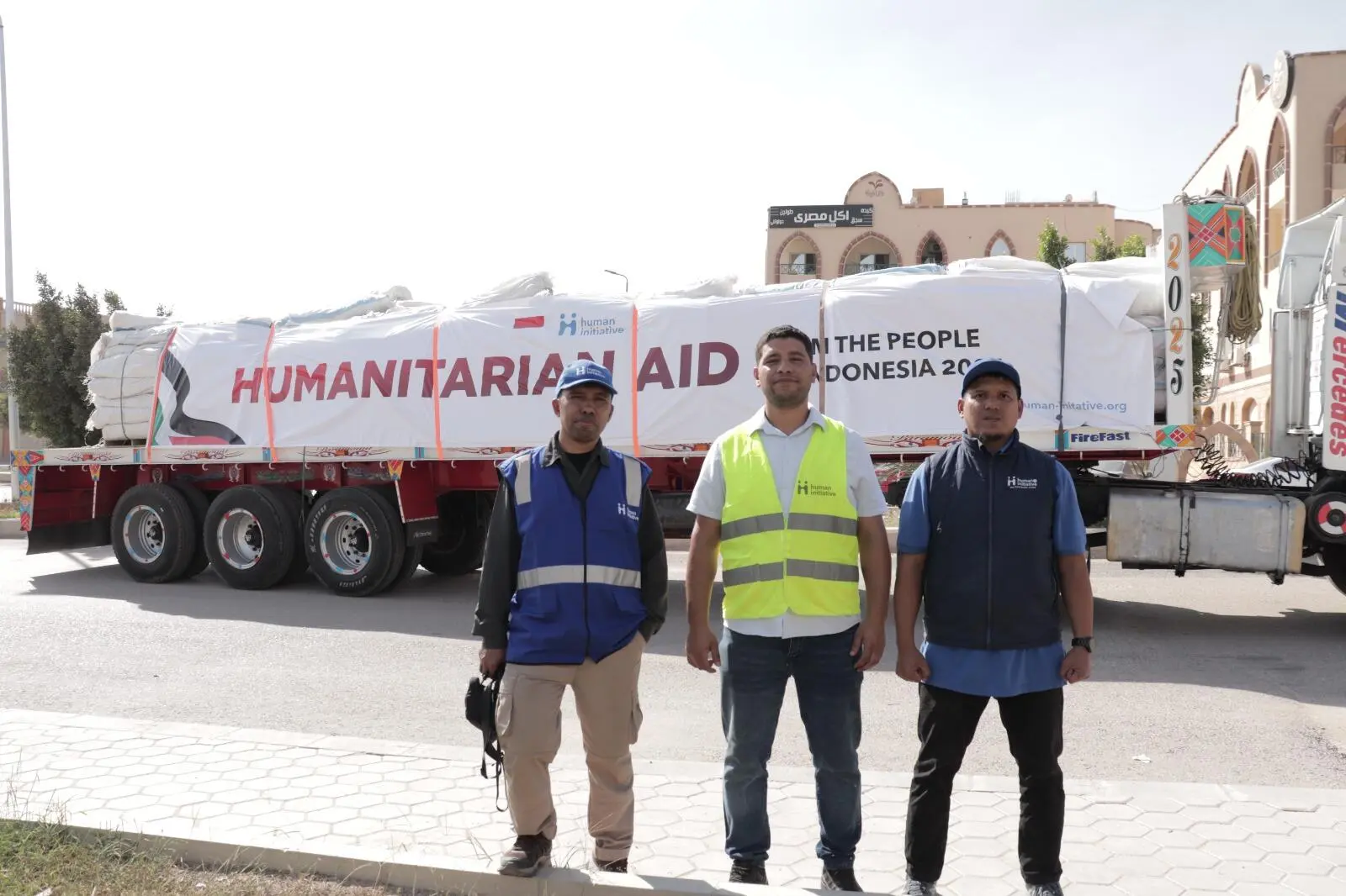 Tembus Perbatasan Gaza, Human Initiative Kirim 216 Tenda untuk Warga Palestina, Dukung Kesiapan Hadapi Musim Dingin