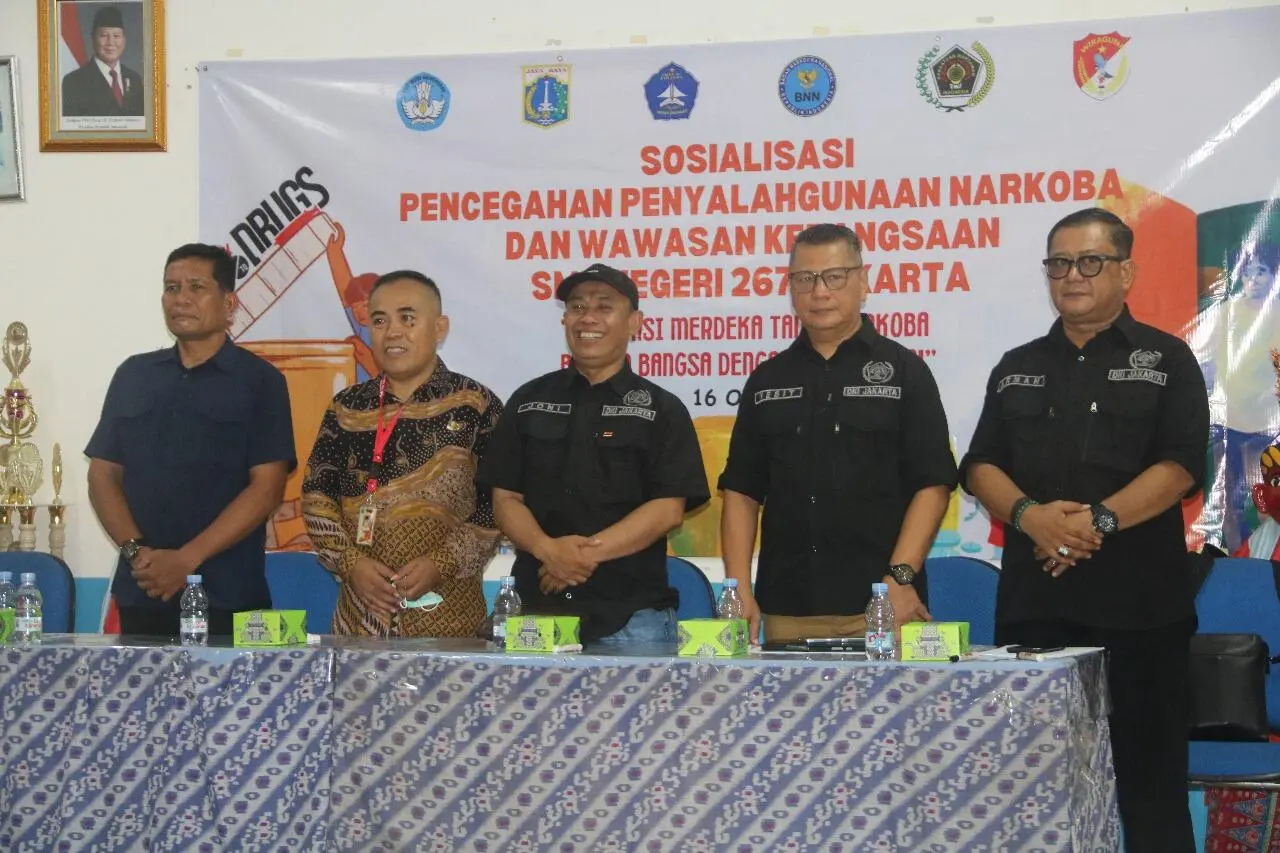 Penyuluhan Bahaya Narkoba, PWI Pokja Jaksel Beri Pesan Ini Kepada Siswa SMPN 267 Jakarta 