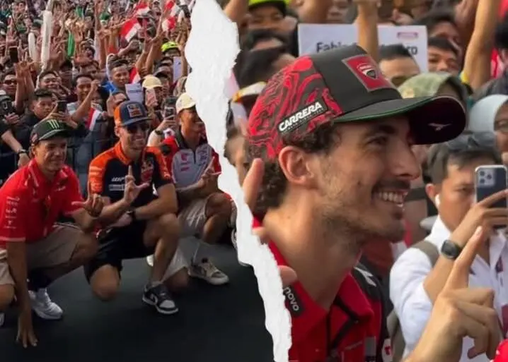 Pecah Banget! Parade MotoGP yang Libatkan 12 Pembalap Bintang Sulap Jalanan Kota Mataram Jadi Lautan Manusia