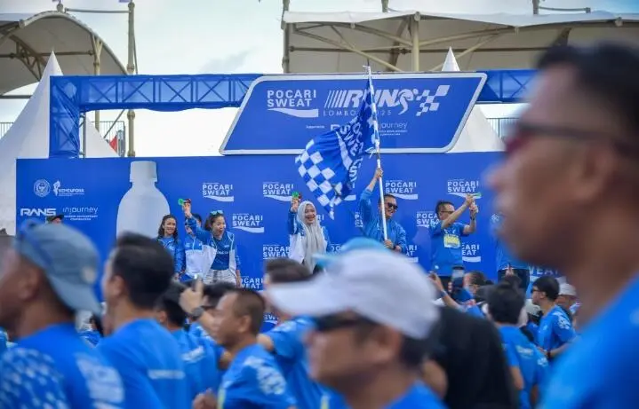Penuh Antusias! Gubernur NTB Miq Iqbal Lepas Secara Resmi 9000 Pelari Pocari Sweat Run 2025 di Sirkuit Internasional Mandalika