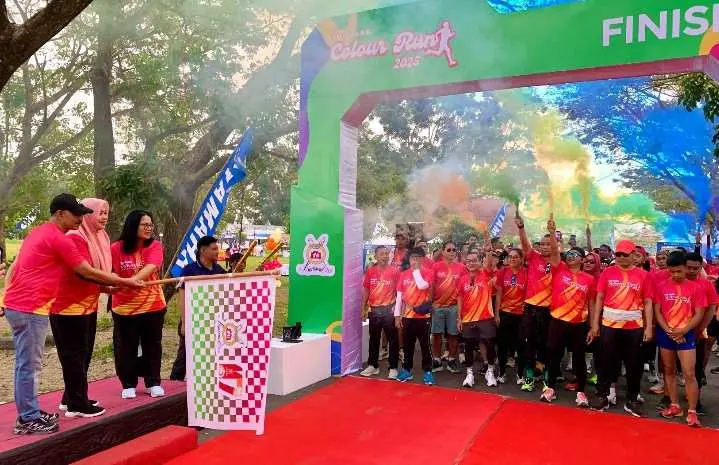 Keren Banget Sih! Colour Run in the Park 2025 Kota Mataram Sukses Diselenggarakan, Ini Rutenya!