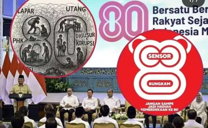 Wah! Resmi Logo HUT RI Ke 80 DiRILIs, Netizen +62 Sudah Banyak Diparodikan Loh!