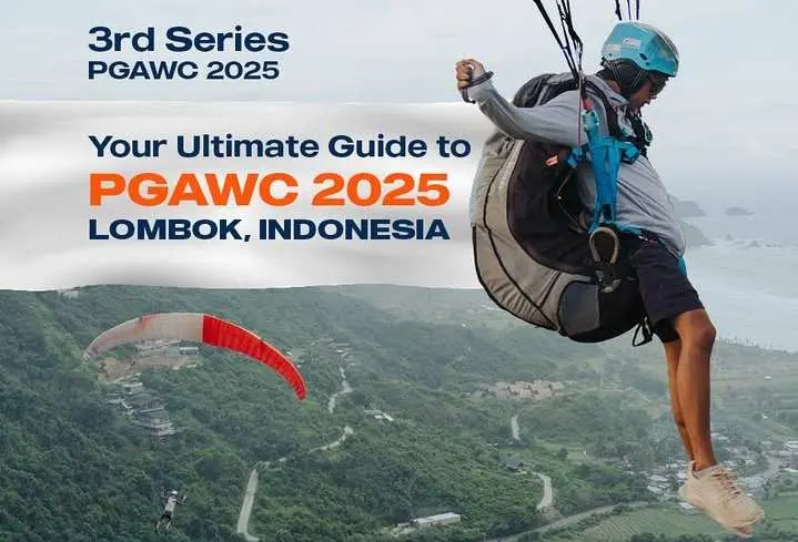 Wow! PGAWC ke-3 Digelar di Pulau Lombok dan Diikuti 80 Atlet Dunia serta 40 Pilot Indonesia!