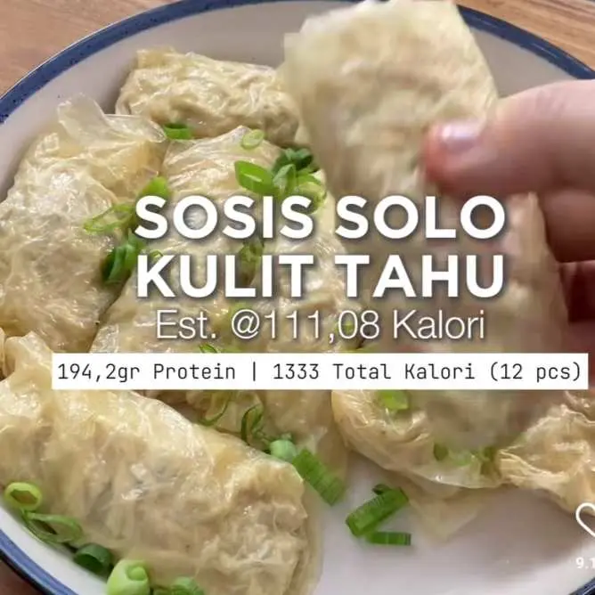 Sosis Solo Kulit Tahu: Inovasi Lezat Rendah Kalori yang Makin Diminati