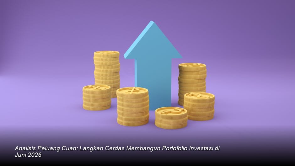 Grafik batang emas yang menunjukkan pertumbuhan investasi secara eksponensial di atas latar belakang gedung pencakar langit modern.