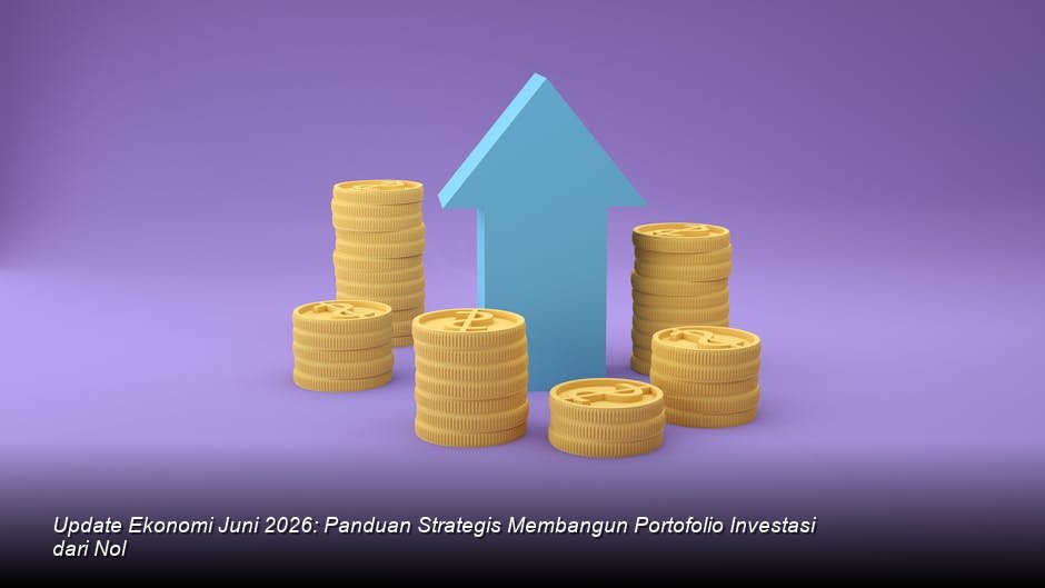 Visualisasi grafik pertumbuhan portofolio investasi yang stabil berbentuk kurva sigmoid di atas latar belakang cetakan data ekonomi digital.